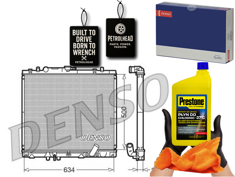 фото №1, Радіатор двигуна mitsubishi 200 pajero sport i 2. #petrolhead pro+ kit5