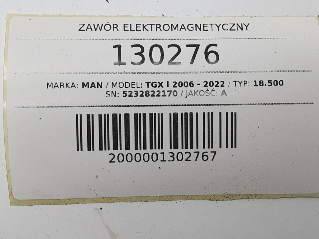 Клапан ограничительный man tgx tgs 5232822170 8152101-6269 8152101-6295 Киев