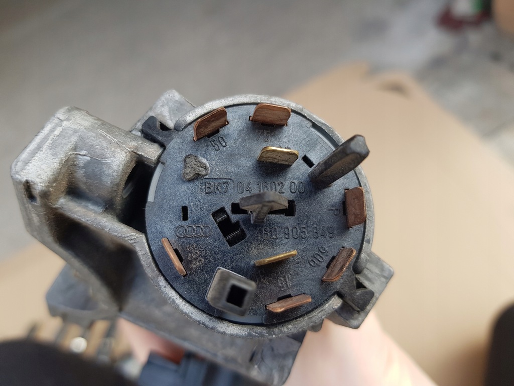 фото №14, Замок запалювання + ключ audi a2 / a4 b6 / a6 c5 / a3 8l 4b0905851b sprawdzona