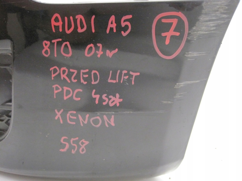 Бампер перед передний audi a5 8t0 przed liftem 07r 8t0807437 Доставка