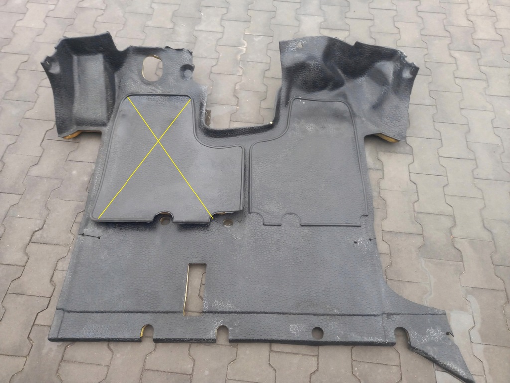 фото №1, Коврик обшивка пол renault trafic ii 08r