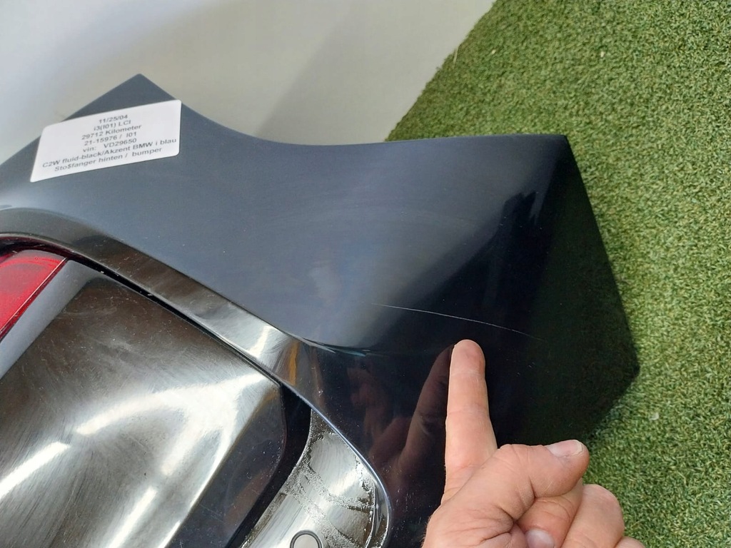 фото №6, Бампер задня bmw i3 l01 lci lift джгут pdc рідина black c2w