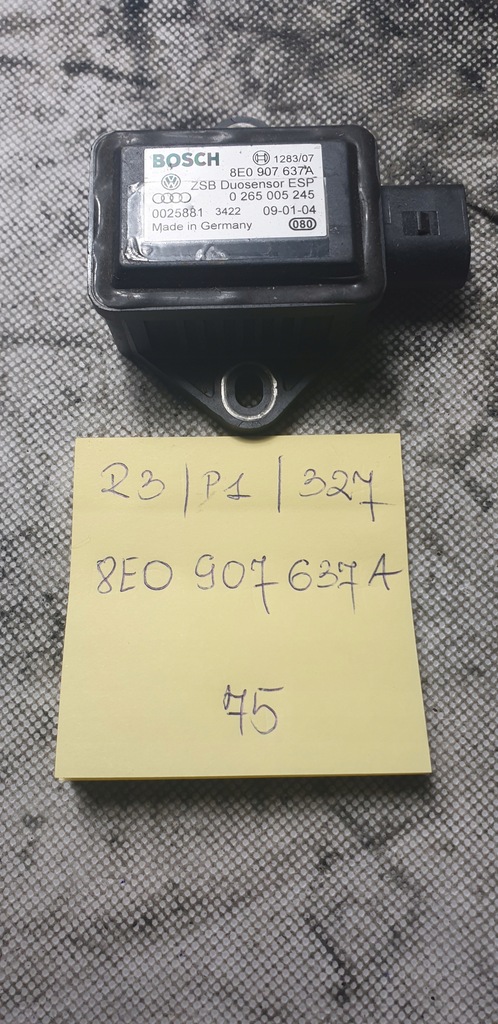 фото №1, Модуль esp vw audi 8e0907637a