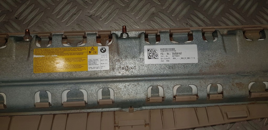 фото №8, Bmw f06 f10 f12 f13 подушка подушка безопасности левая na колени коленная ece usa 9181131