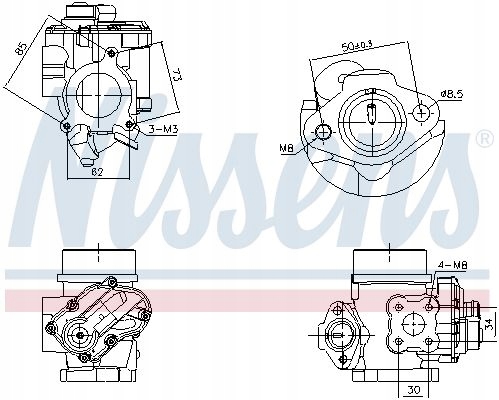 фото №7, Nissens клапан egr renault master ii 2,5dci