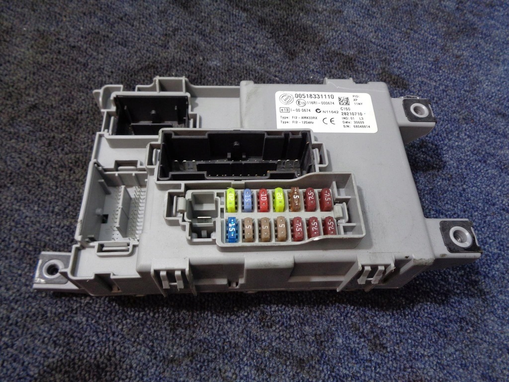 фото №7, Бортовой компьютер замок зажигания bsi fiat doblo 2 1.6 16v m-jet 0281017007 51873213