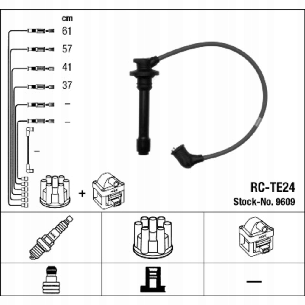 фото №2, Провода зажигания ngk 9609