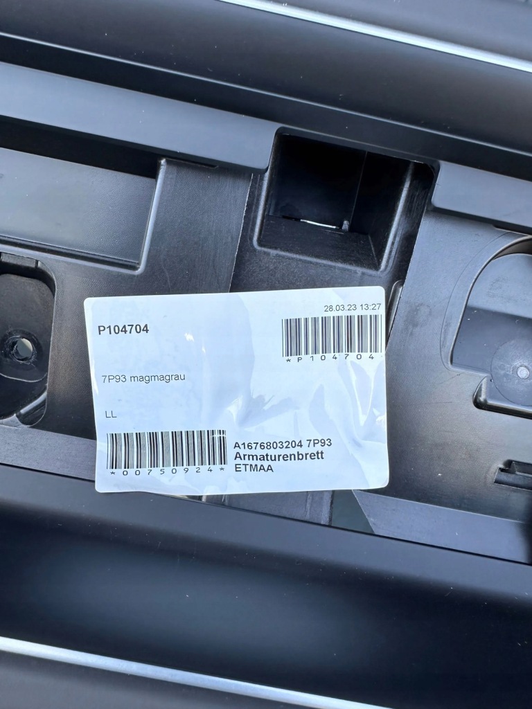 Mercedes gle w167 / gls x167 приборная панель приборная панель a16768032047p93 с Разборки