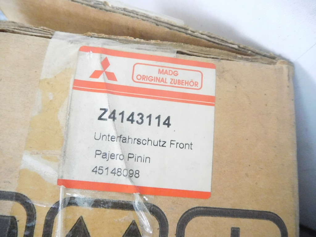 фото №15, Защита бампера перед mitsubishi pajero pinin оригинальный номер z4143114