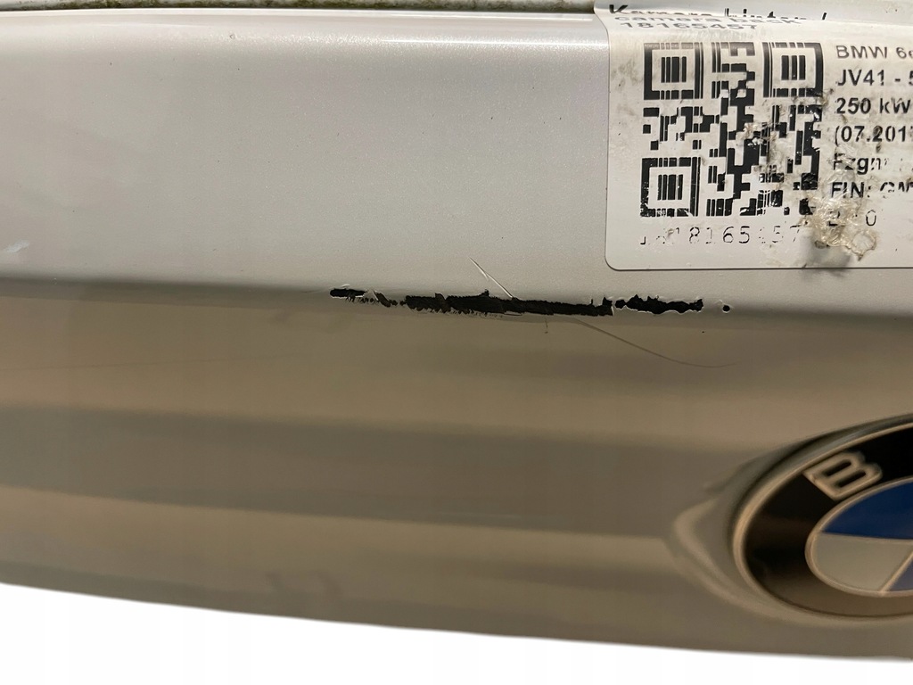 фото №7, Крышка багажника багажника спойлер тонированная стекло m-pakiet bmw 6 gt g32 a96 minerall weiss