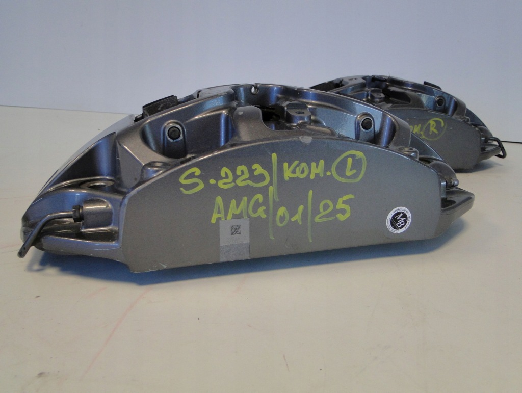 фото №8, Mercedes суппорт тормозной передний правый левый s klasa 223 w223 szary amg