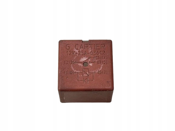 фото №1, Renault реле 03612 оригинал красный g.cartier
