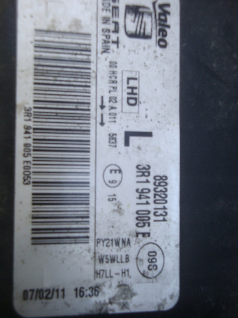 фото №7, Seat exeo лампа передняя левая