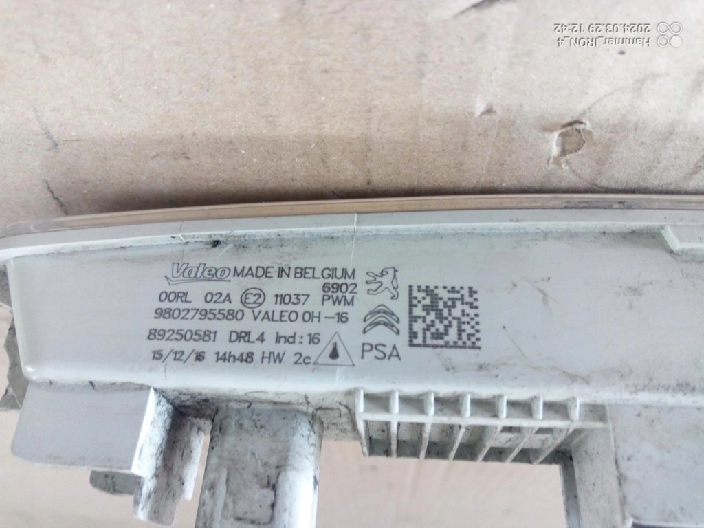 фото №3, Peugeot citroen противотуманная фара led 9802795580