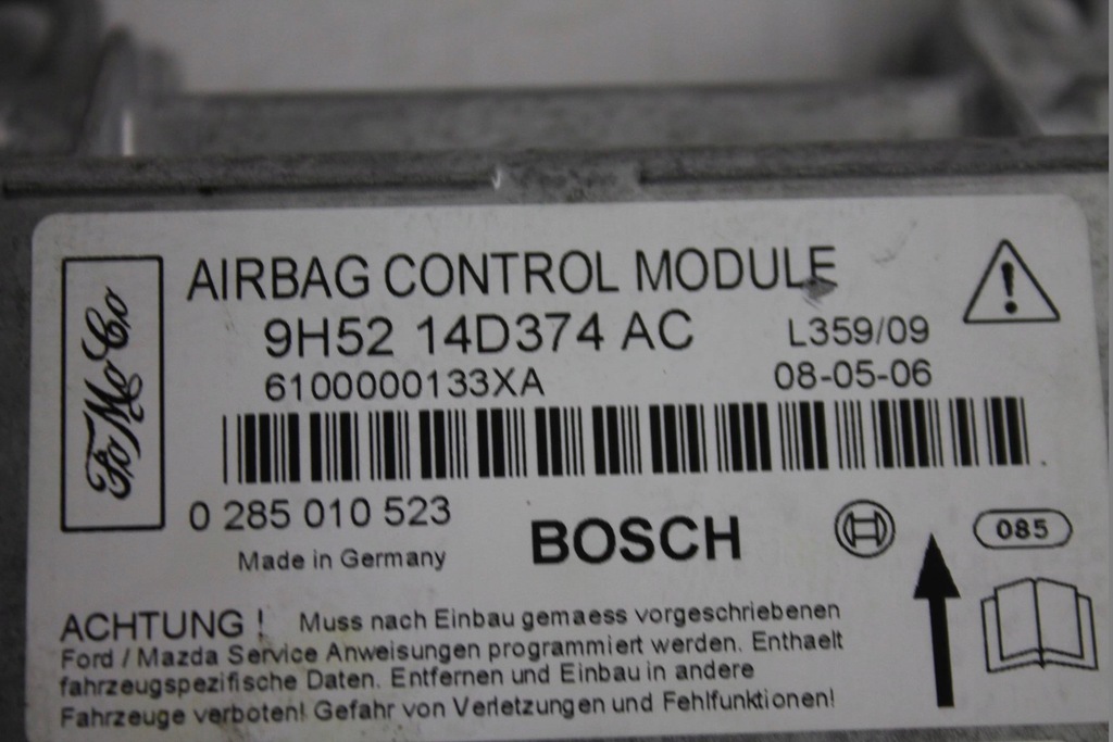 фото №2, Модуль датчик подушка безопасности 9h52-14d374-ac freelander ii