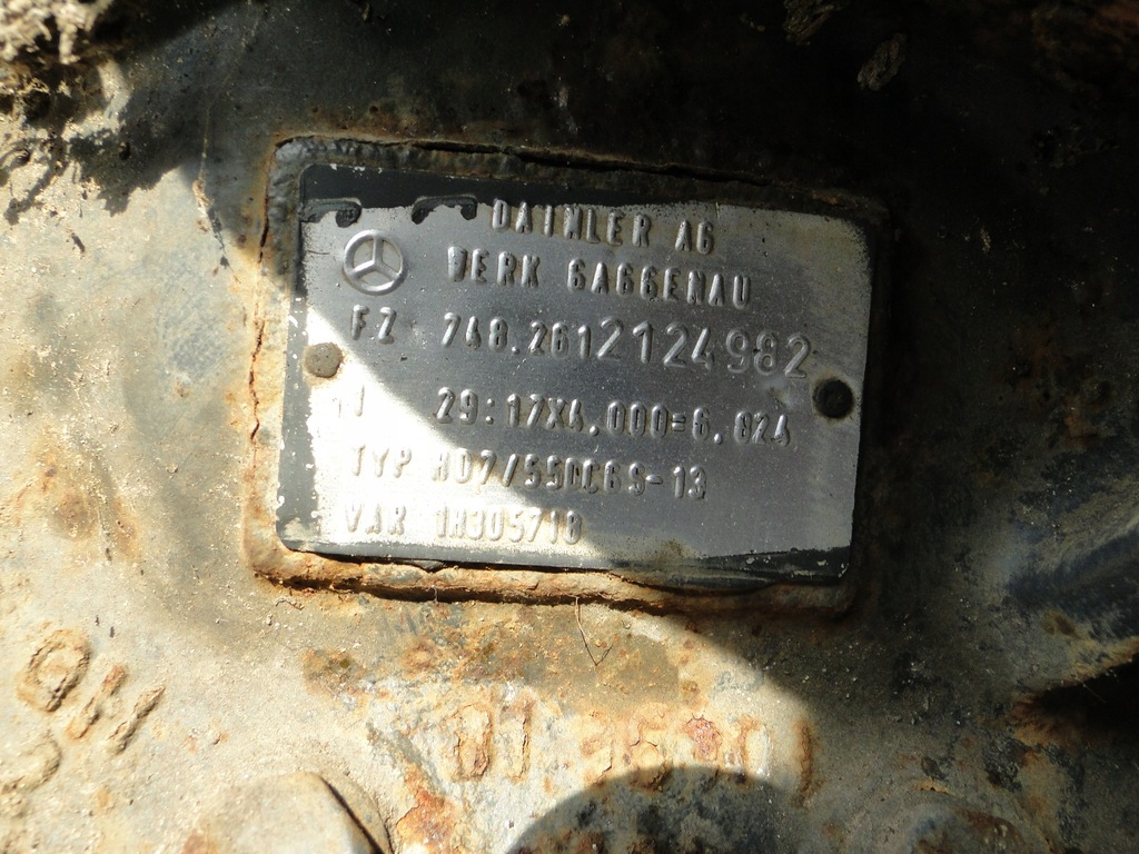 фото №5, Задний мост дифференциал mercedes hd7 29/17