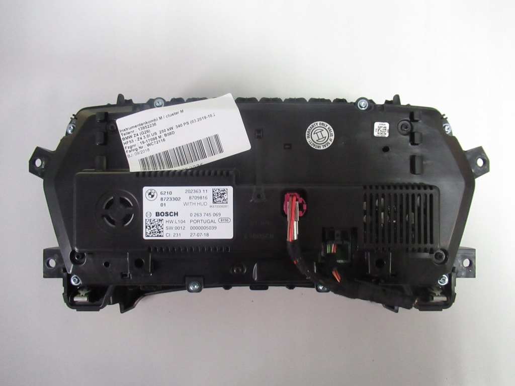 фото №5, Bmw z4 g29 счетчик приборная панель led 8723302
