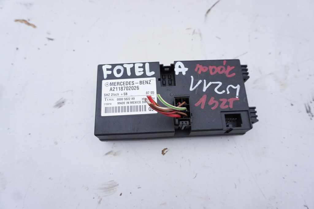 фото №1, Модуль сиденье mercedes a2118702026