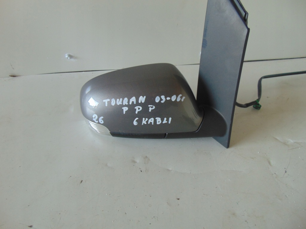 фото №1, Дзеркало праве vw touran i 6 кабелі