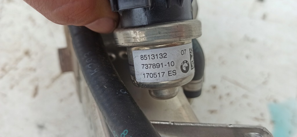 фото №5, Bmw g01 g02 g30 g11 3.0d радіатор вихлопних газів клапан egr 8570655 11 8513132