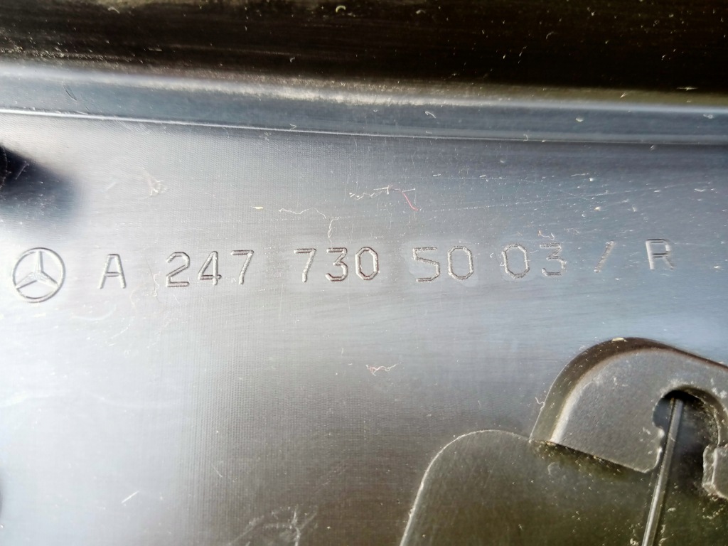фото №4, Mercedes glb w247 права молдинг прокладка двері задня