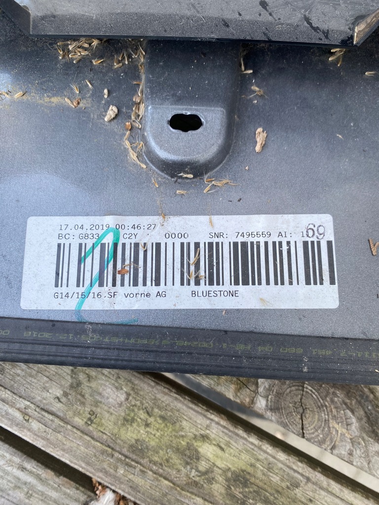 фото №6, Bmw 8 g14 g15 g16 бампер перед передній колір c2y