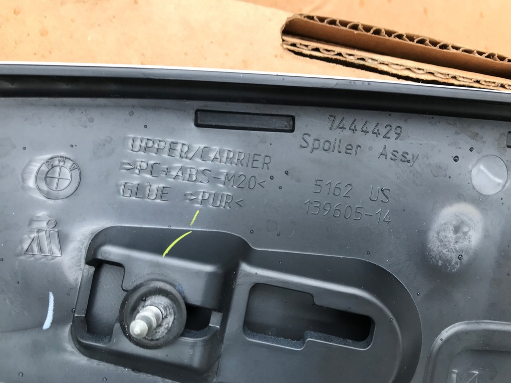 фото №8, Bmw x4 g02 спойлер спойлер задняя anet arnell 2017-