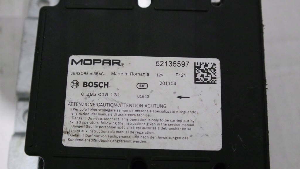 фото №7, Renegade датчик модуль подушка безпеки подушок 52180791