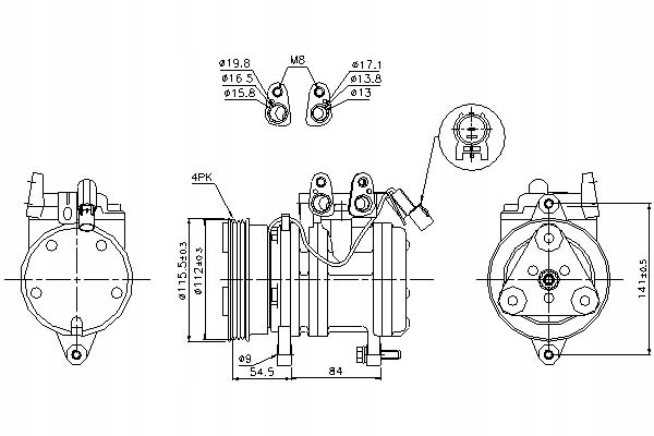 фото №13, Nissens 89263 компресор, кондиціонер