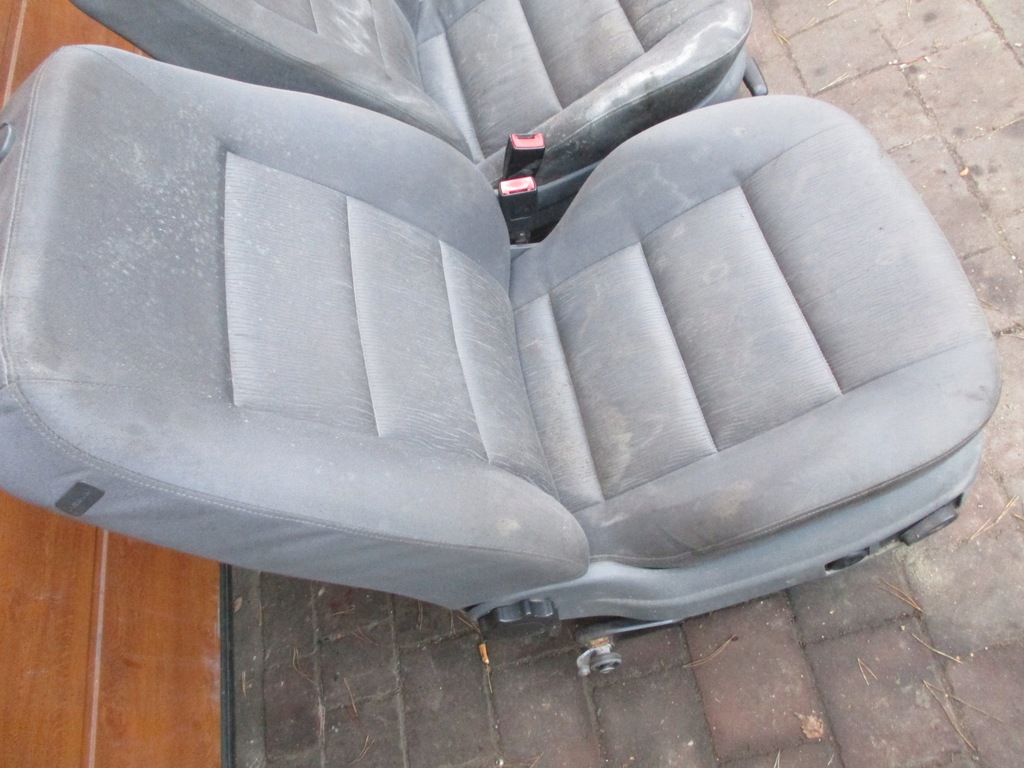 фото №10, Audi a6 c5 сиденье левый повреждённый правый ok szary