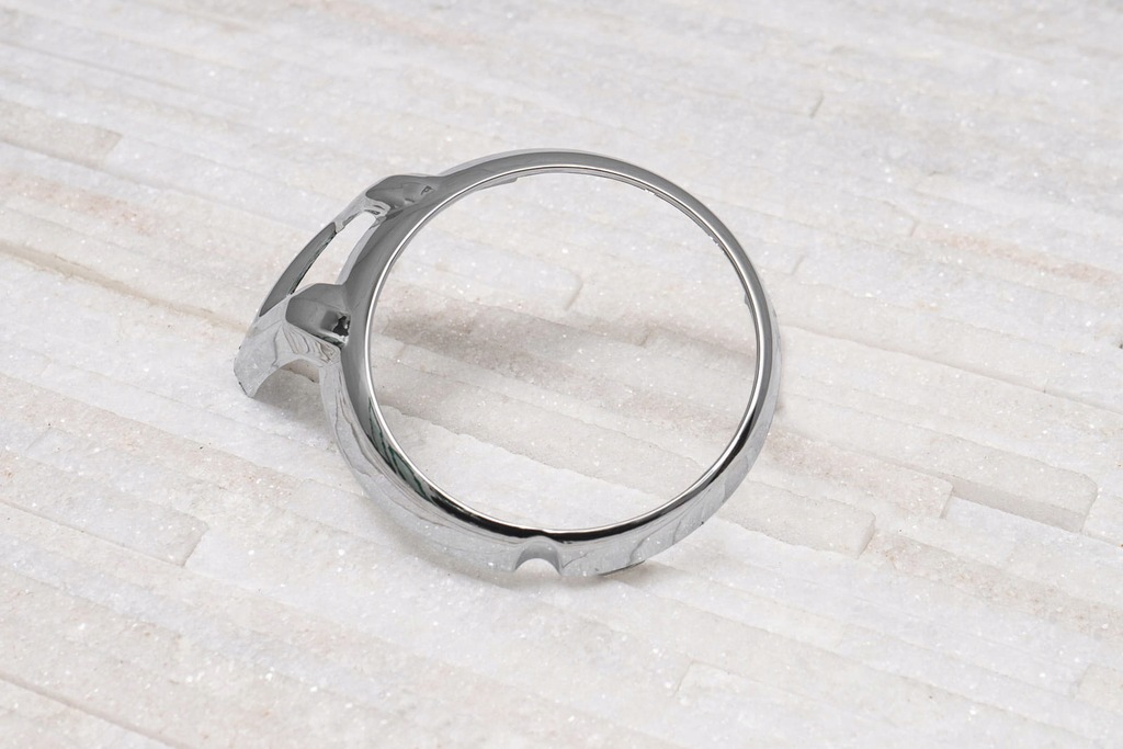 фото №10, Mitsubishi asx 2010-13 хромована рамка передній протитуманної фари права 8321a390