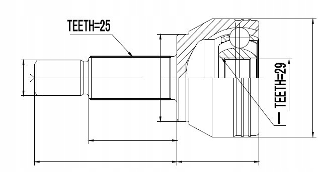 фото №2, Шарнір зовнішній mazda 2 de 07-14,