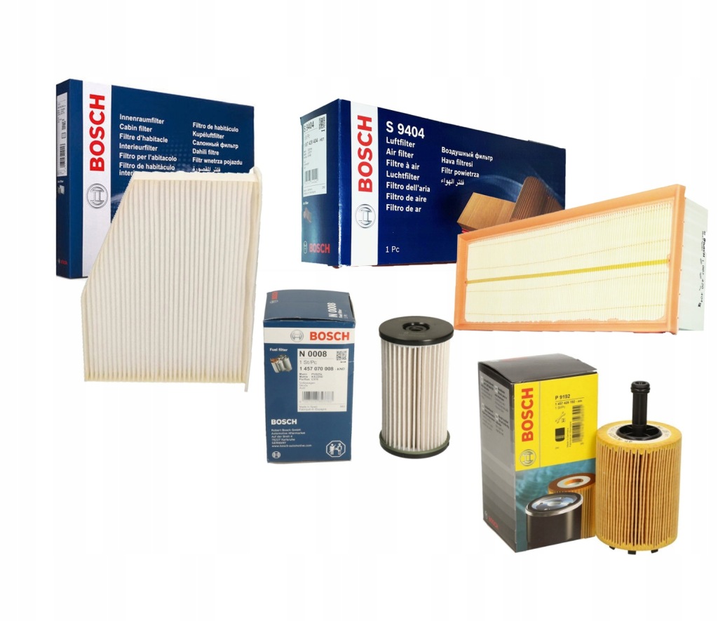 фото №1, Набір стартовий фільтрів bosch skoda yeti 2.0 tdi