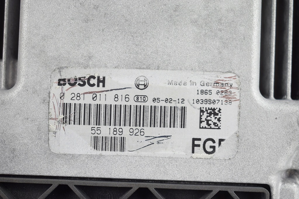 фото №4, Бортовой компьютер блок управления renault 0281011816