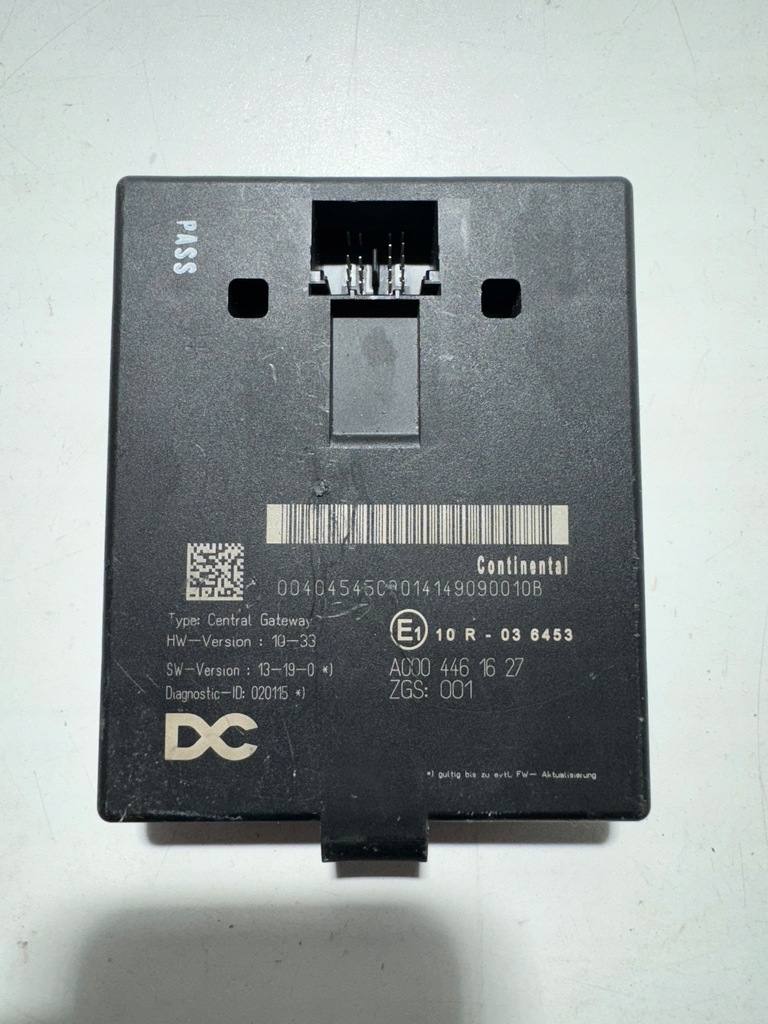 фото №1, Модуль блок керування бортовий комп'ютер zgs mercedes actros atego a0004461627