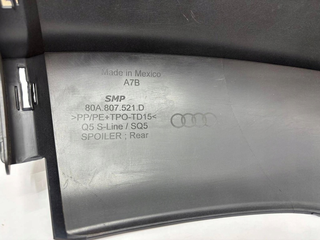фото №12, Audi q5 ii 80a s-line sq5 накладка спойлер бампера задняя задний 80a807521d