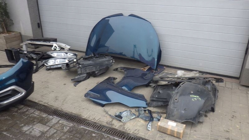 фото №6, Перед kompletny капот крила лампи бампер радіатор renault captur i lift