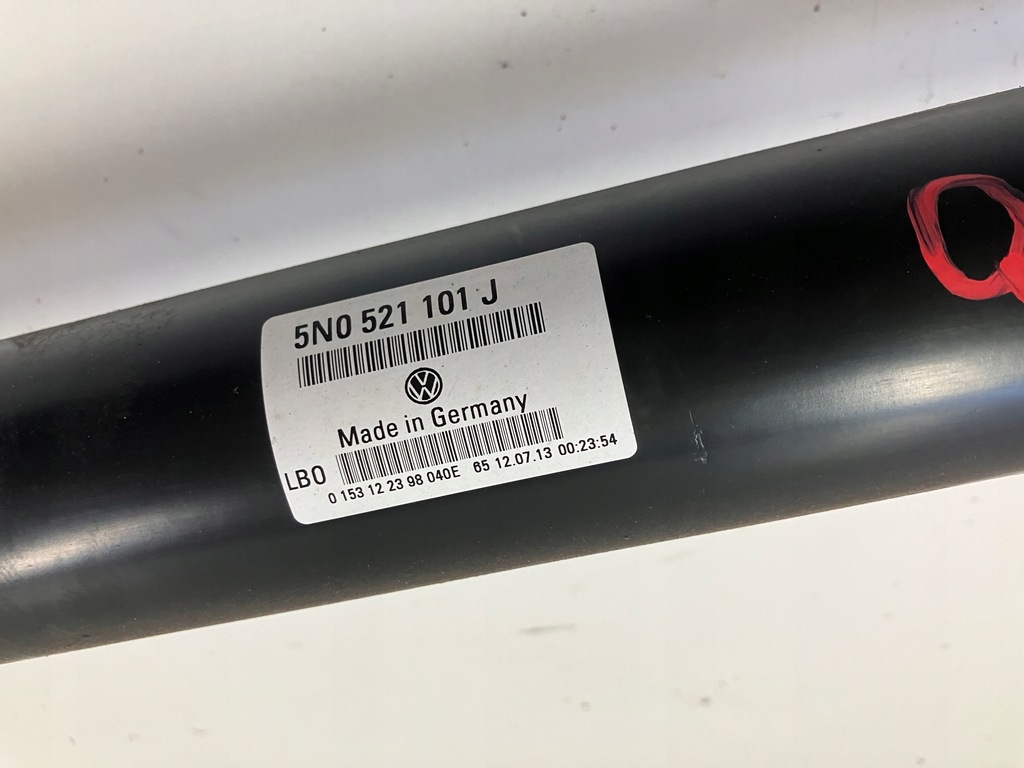 фото №7, Wał привідний 2.0 tdi 140 km cff cffb audi q3 i 8u quattro 4x4 5n0521101j