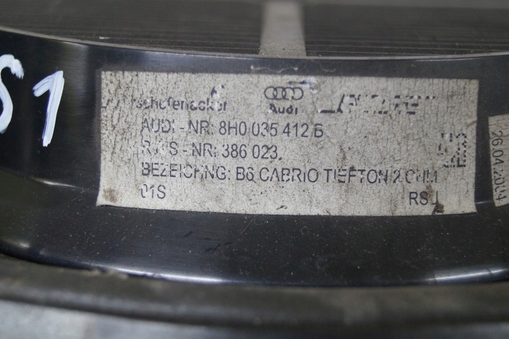 фото №5, Динамик дверь audi a4 b6 cabrio 8h0035412b