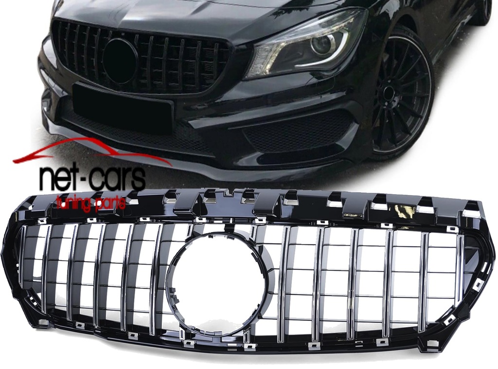 фото №1, Решётка радиатора gt r panamerica mercedes cla c117 -16 amg c