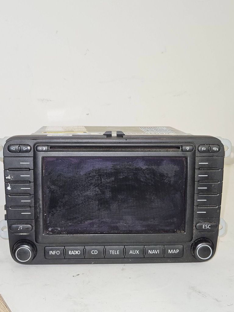 фото №1, Skoda octavia mk2 1z 2006 панель / радіопрогравач cd/dvd/gps