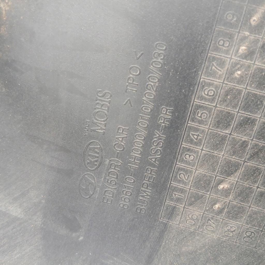 фото №12, Kia ceed i 06- hb бампер задняя 86610-1h000