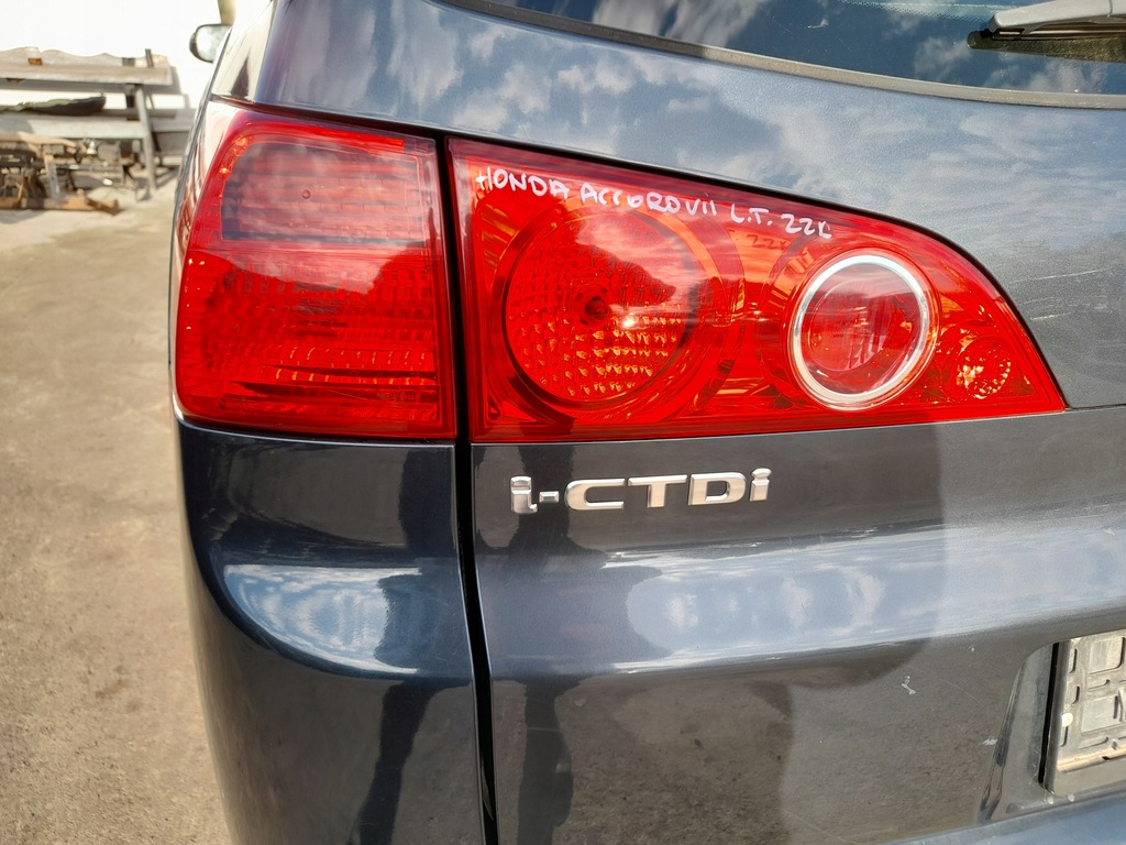 фото №9, Honda accord vii лампа лівий задня ліва задня кришка багажника