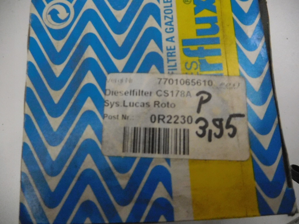 Фільтр пального renault master i 2,5 d cs178 Ціна