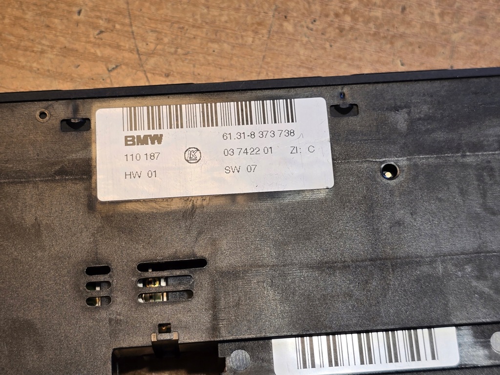 фото №8, Bmw x5 e53 панель подогреваемых сидений pdc dsc штекер 8373738