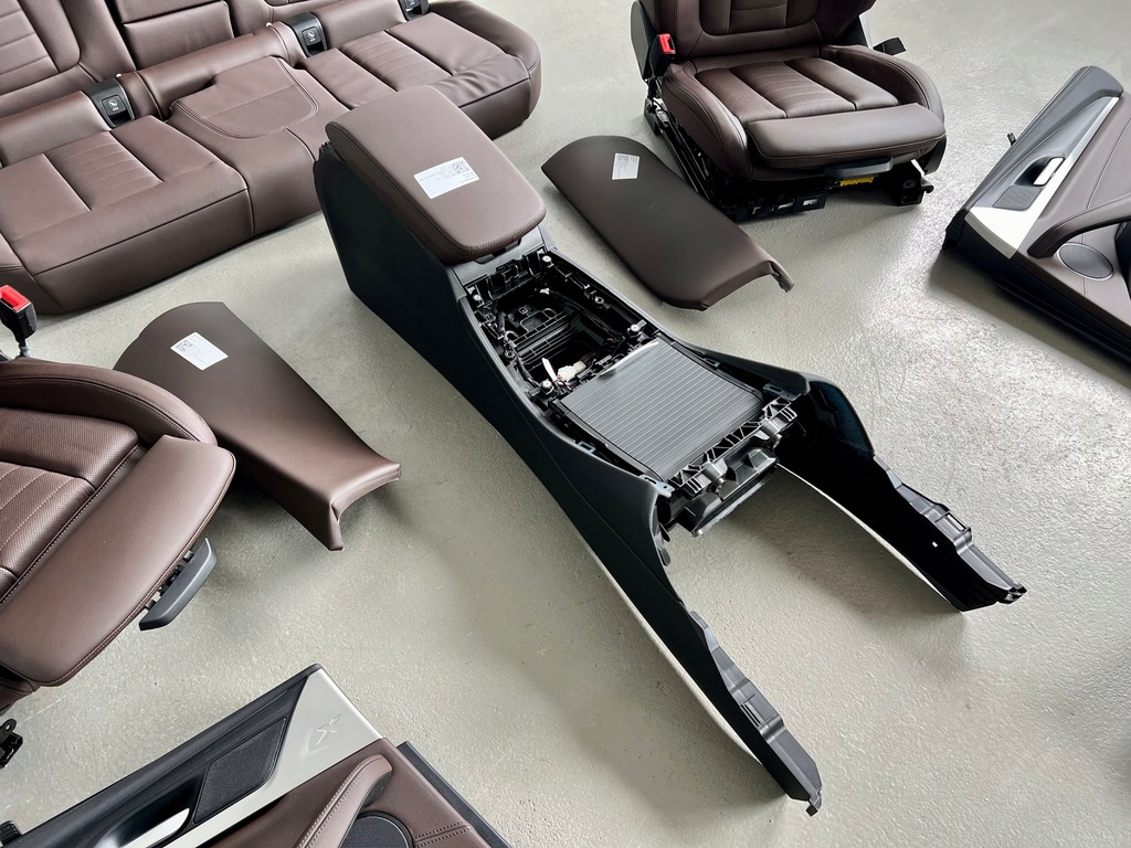 фото №11, Bmw x3 g01 сидіння середина m-pakiet m-pakiet обшивки тунель шкіра новий interior