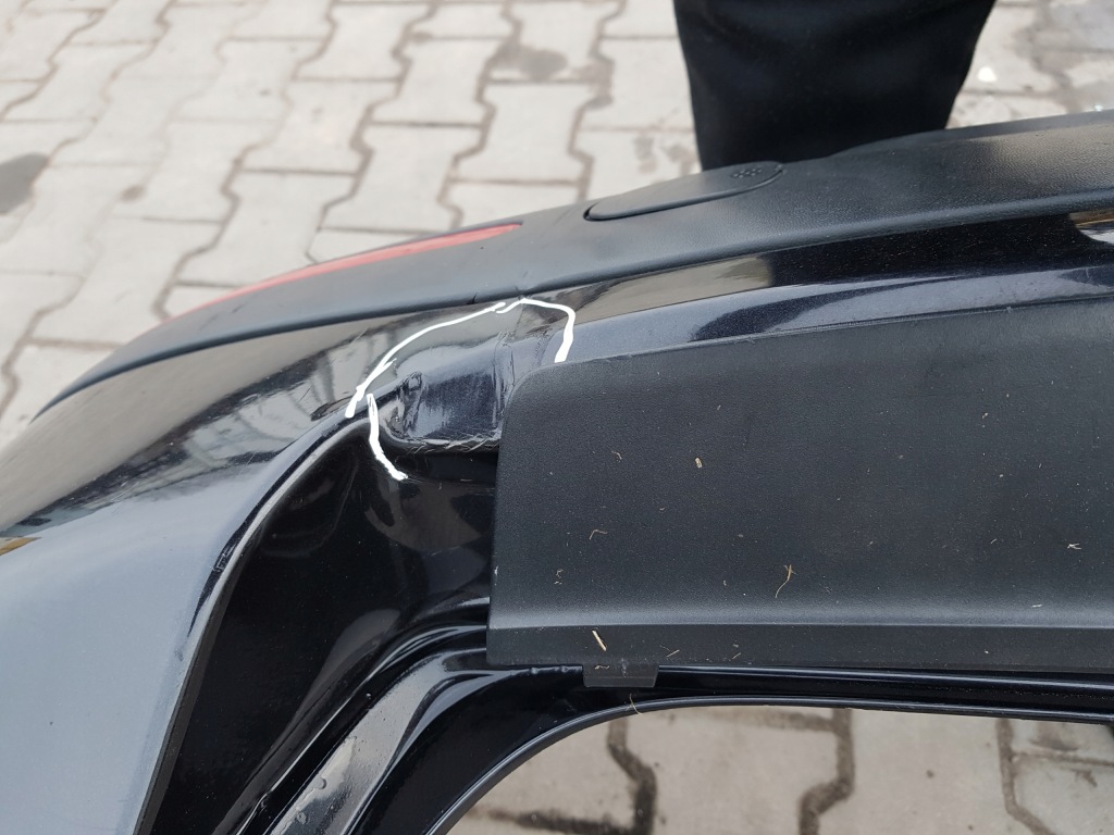 фото №5, Vw touareg 7l 02-06r бампер задняя задний