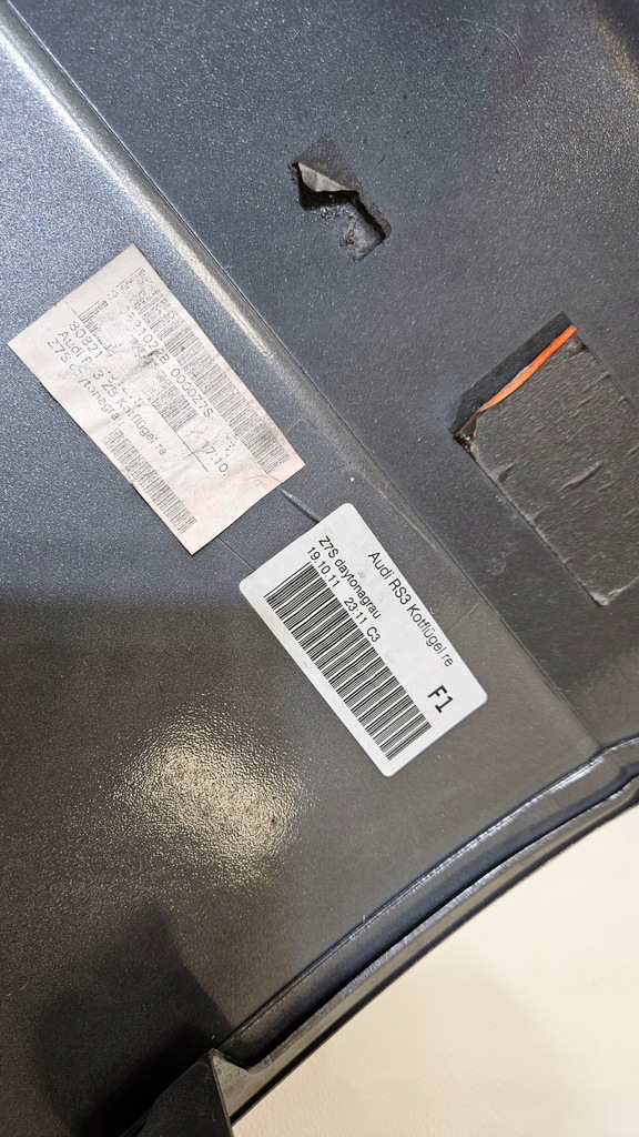 фото №14, Крыло перед передний правый audi rs3 8p0 lift карбон