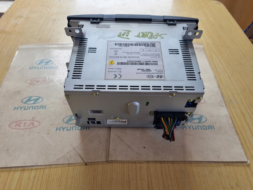 фото №4, Kia sportage iii радио 96560-3u510wk