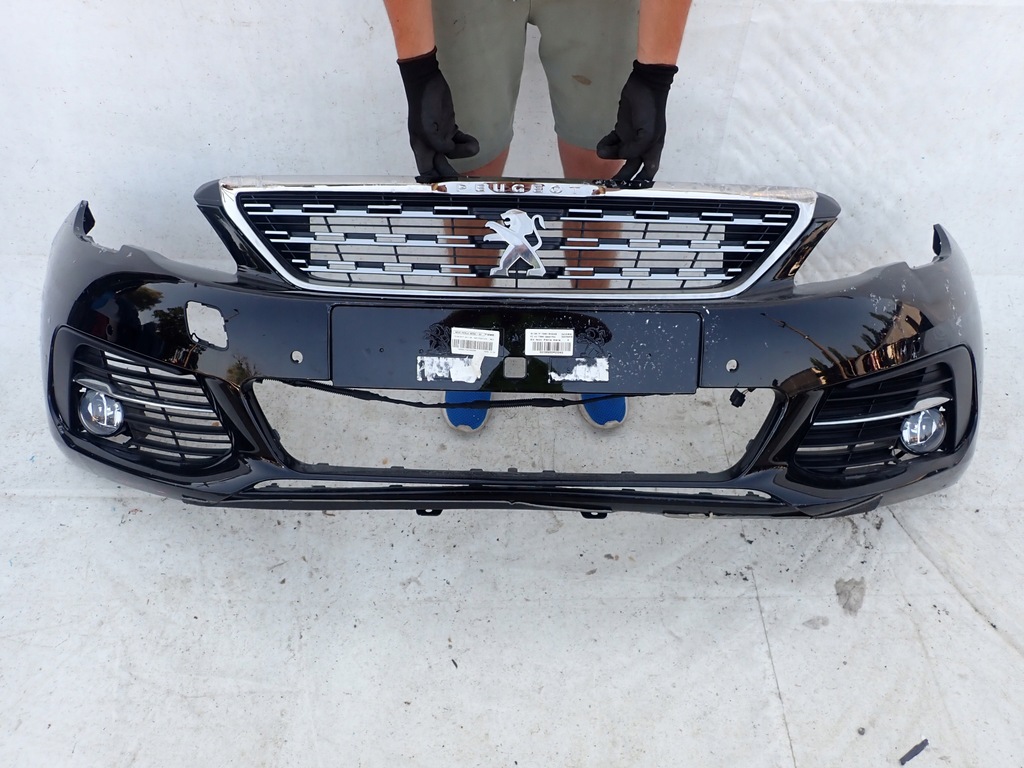 фото №1, Peugeot 308 ii 2 lift 17- бампер перед 4xpdc